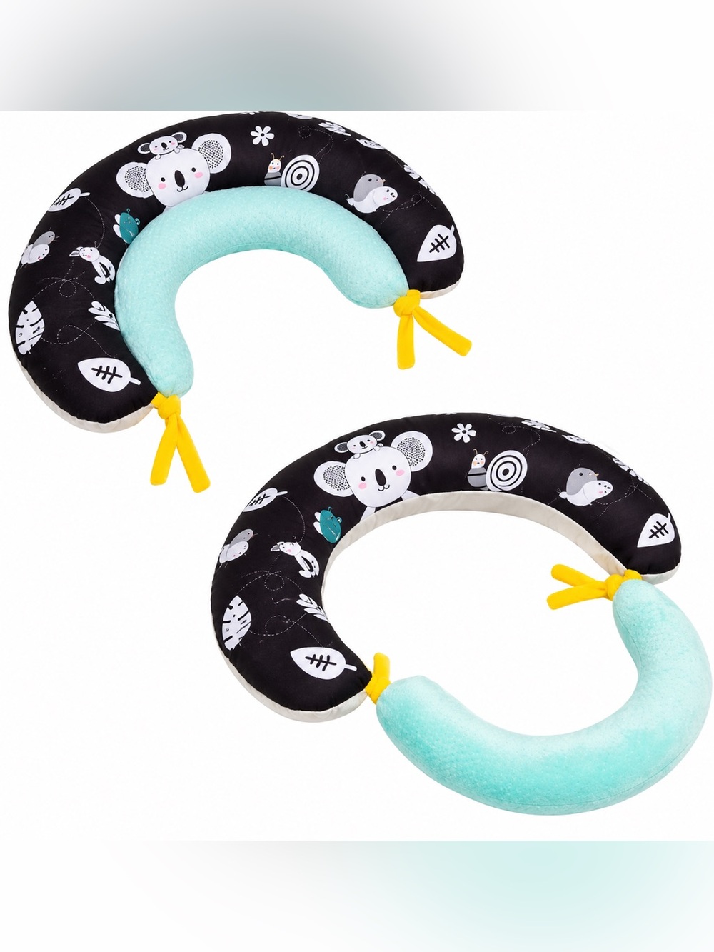 Taf Toys Tummy Time Support Pillow 2 Piece Baby Activity Cushion